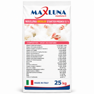 MAXLUNA - BROILER STARTER PREMIX 0.1%