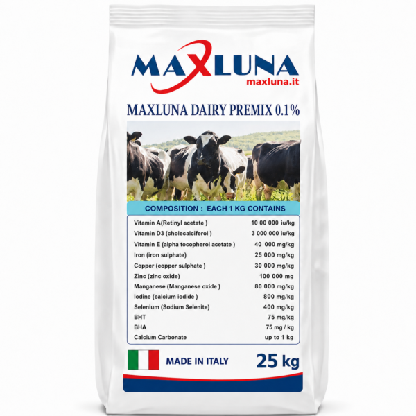 maxluna daify premix 0.1% MAXLUNA - DAIRY PREMIX 0.1%