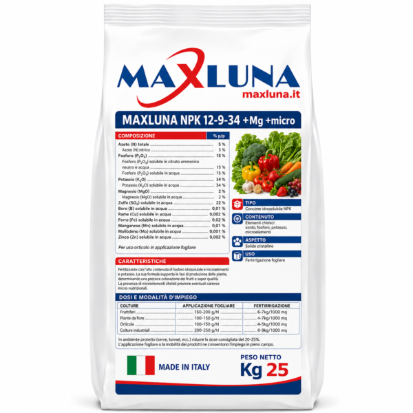 MAXLUNA NPK 12-9-34 +Mg +micro