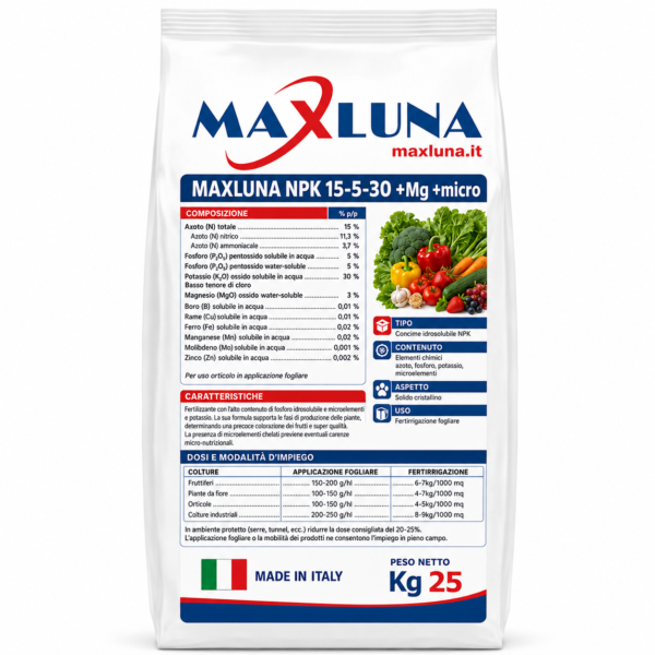 MAXLUNA NPK 15-5-30 +Mg +micro