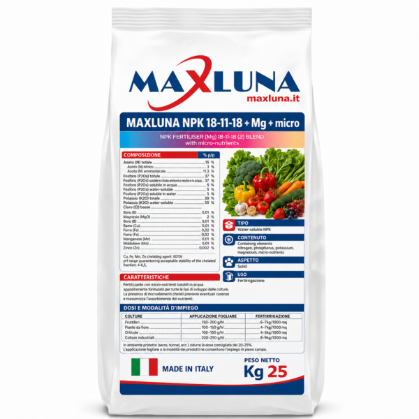 MAXLUNA NPK 18-11-18 +Mg +micro