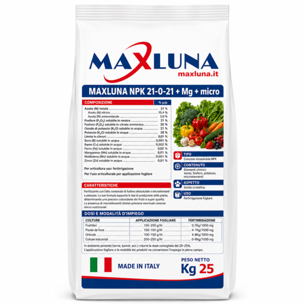 MAXLUNA NPK 21-0-21 +Mg +micro